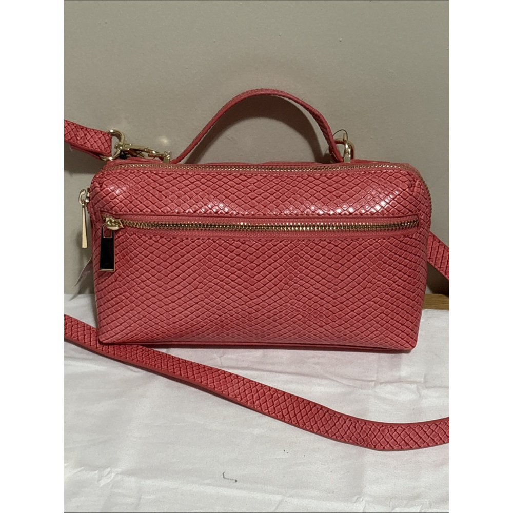 On 34th Allikay Embossed Crossbody Bag, Peony Snake